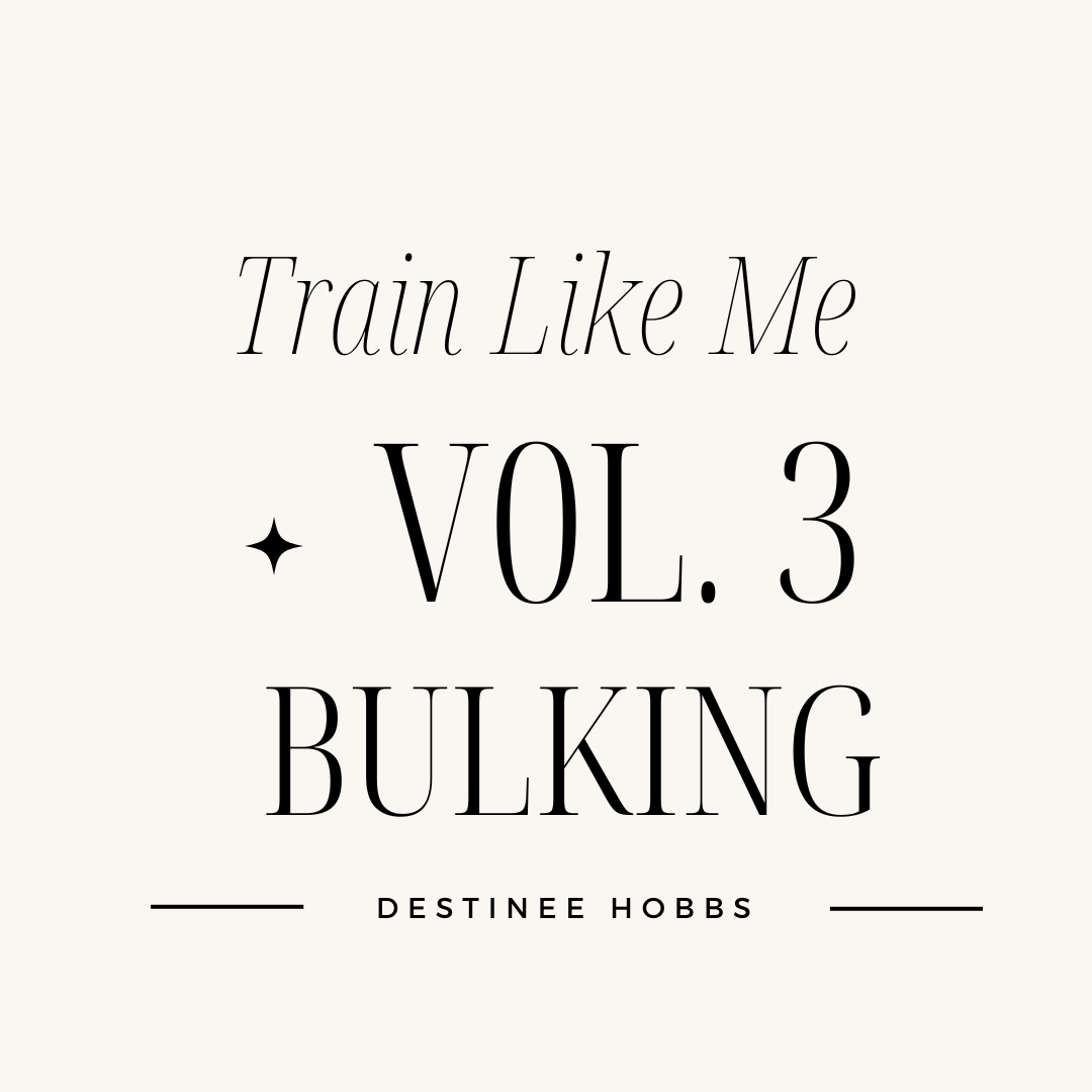 Volume 3- BIGGER THAN THE BOYS BULKING PROGRAM