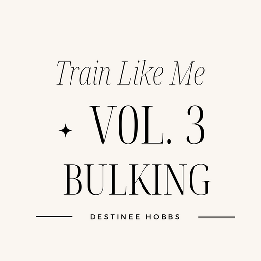 Volume 3- BIGGER THAN THE BOYS BULKING PROGRAM